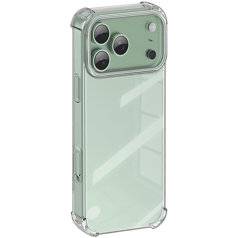 TPU чохол GETMAN Ease logo посилені кути для Apple iPhone 17 Pro (6.3") Безбарвний (прозорий)