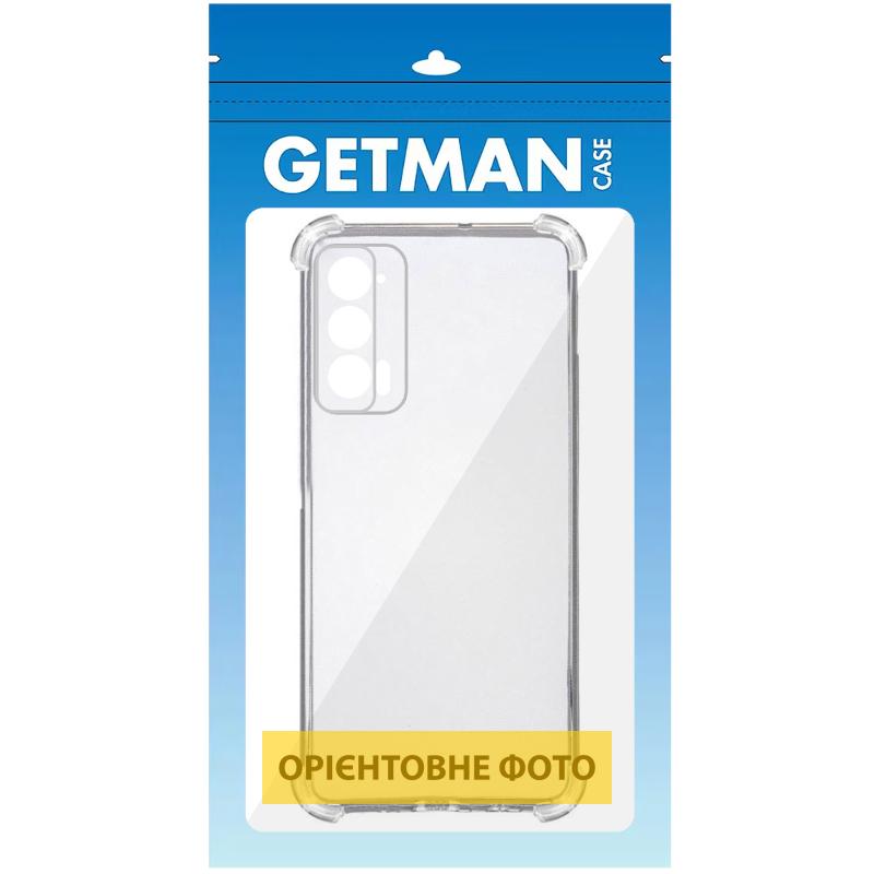 TPU чохол GETMAN Ease logo посилені кути Full Camera для Motorola Edge 60 Fusion Безбарвний (прозорий)