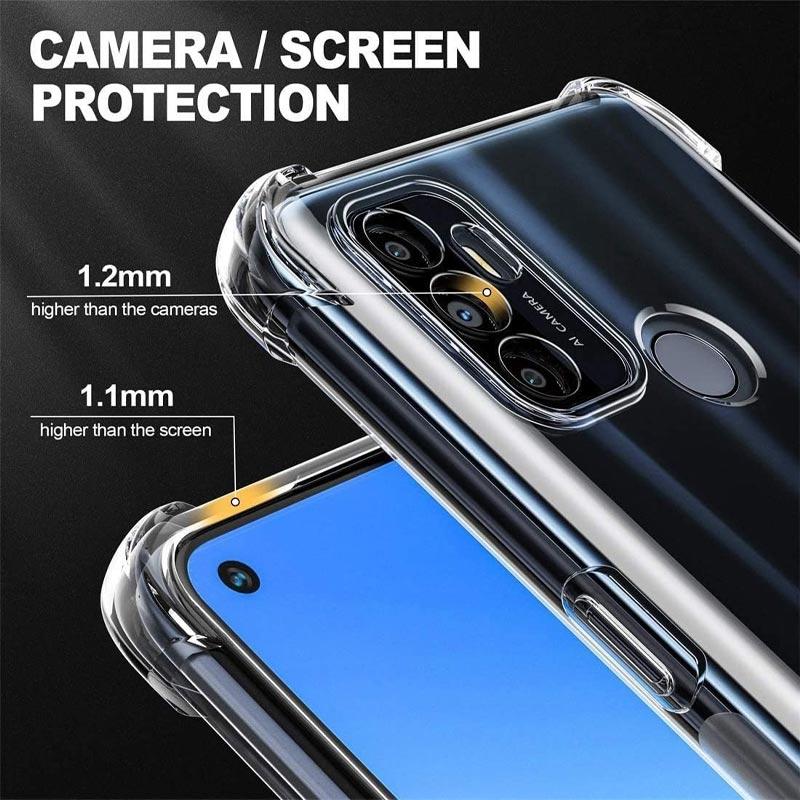 TPU чохол GETMAN Ease logo посилені кути Full Camera для Oppo A53 / A32 / A33 Безбарвний (прозорий)