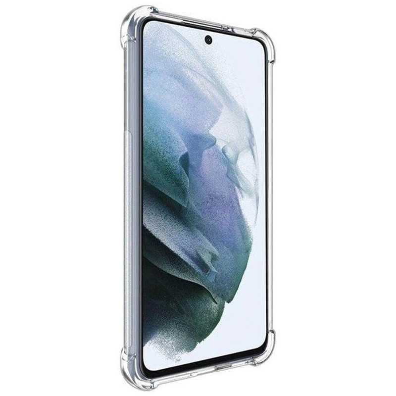 TPU чохол GETMAN Ease logo посилені кути Full Camera для Samsung Galaxy S22 Безбарвний (прозорий)