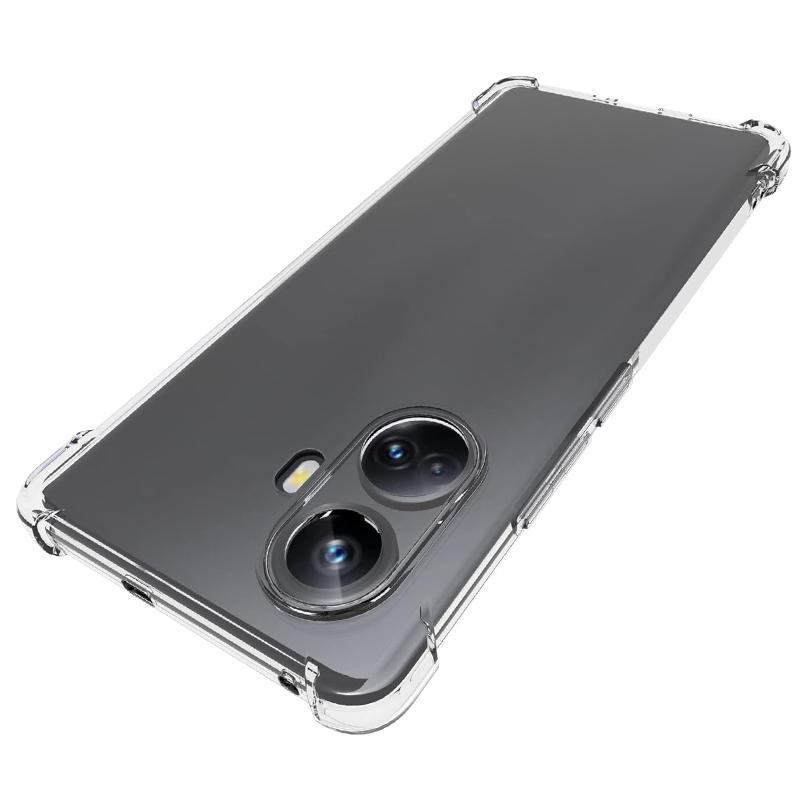 TPU чохол GETMAN Ease logo посилені кути Full Camera для Realme 10 Pro + Безбарвний (прозорий)