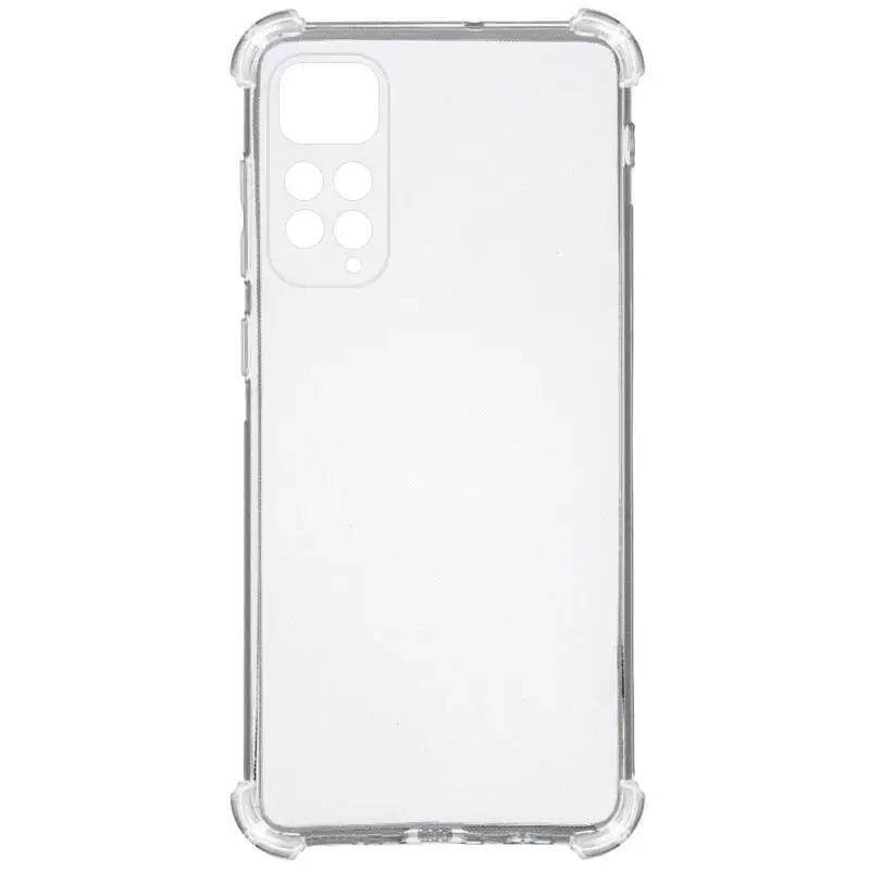 TPU чохол GETMAN Ease logo посилені кути Full Camera для Xiaomi Redmi Note 11 (Global) / Note 11S Безбарвний (прозорий)
