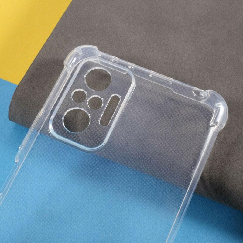 TPU чохол GETMAN Ease logo посилені кути Full Camera для Xiaomi Redmi Note 10 Pro / 10 Pro Max Безбарвний (прозорий)