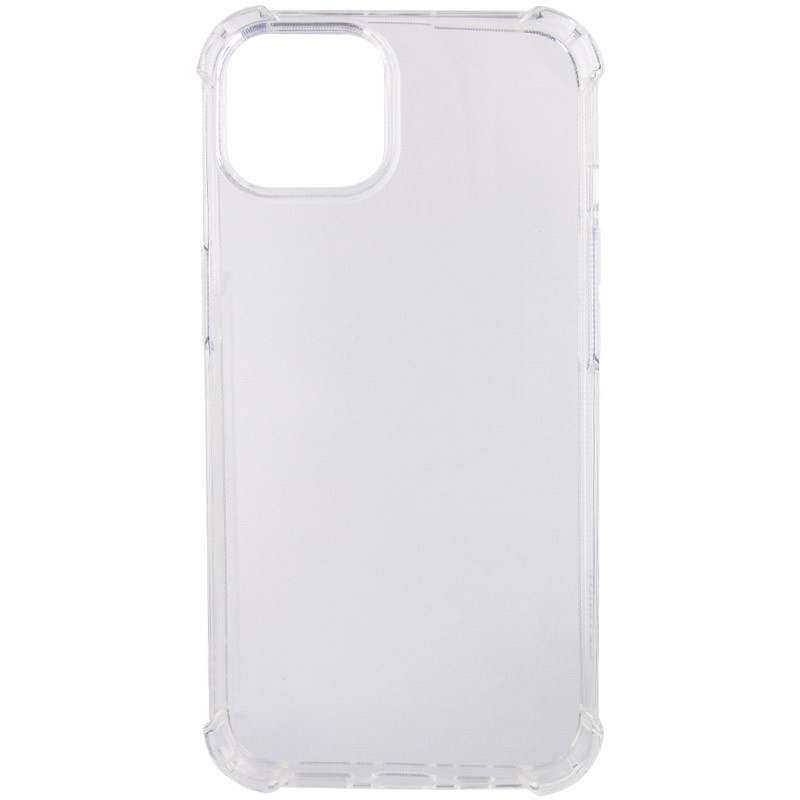 TPU чохол GETMAN Ease logo посилені кути для Apple iPhone 14 (6.1") Безбарвний (прозорий)