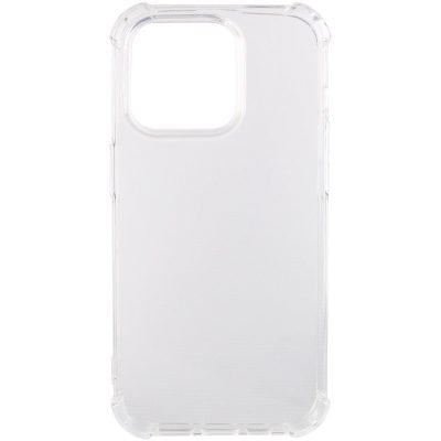 TPU чохол GETMAN Ease logo посилені кути для Apple iPhone 14 Pro (6.1") Безбарвний (прозорий)