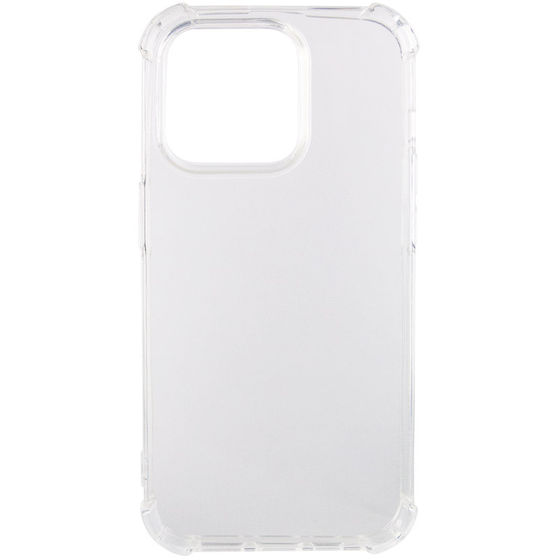 TPU чохол GETMAN Ease logo посилені кути для Apple iPhone 14 Pro (6.1") Безбарвний (прозорий)