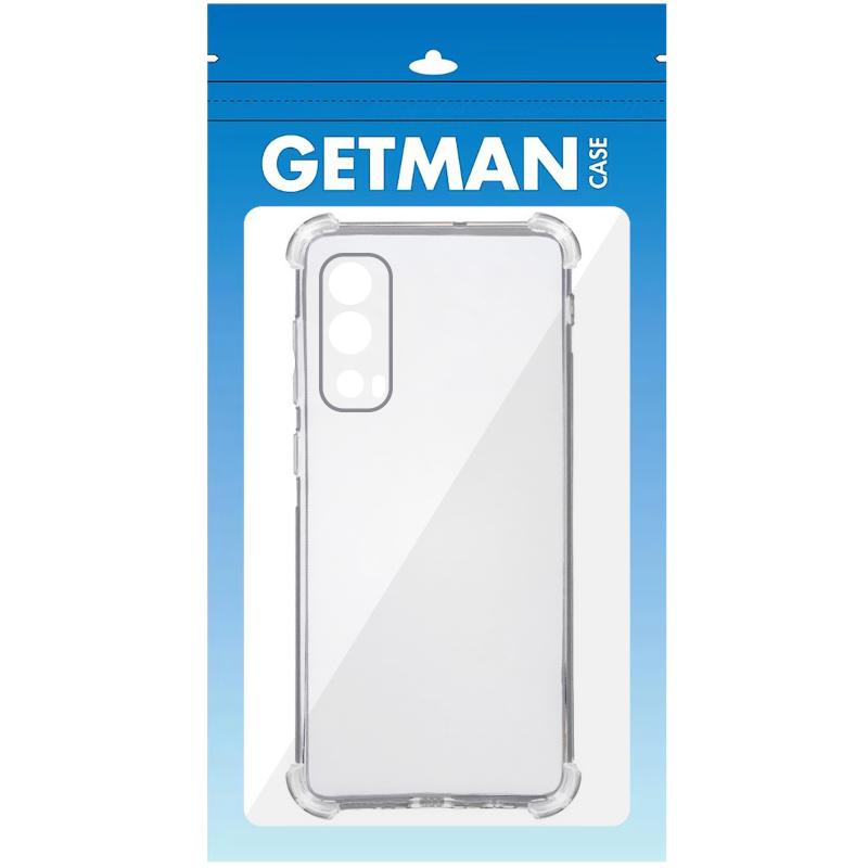 TPU чохол GETMAN Ease logo посилені кути Full Camera для Vivo iQOO Z3 Безбарвний (прозорий)