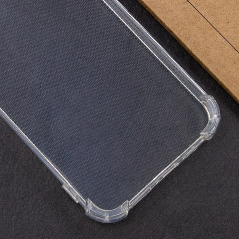 TPU чохол GETMAN Ease logo посилені кути для ZTE Blade A54 4G Безбарвний (прозорий)