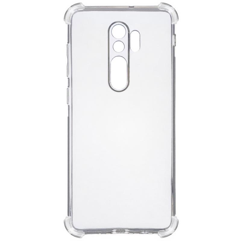TPU чохол GETMAN Ease logo посилені кути Full Camera для Xiaomi Redmi 9 Безбарвний (прозорий)