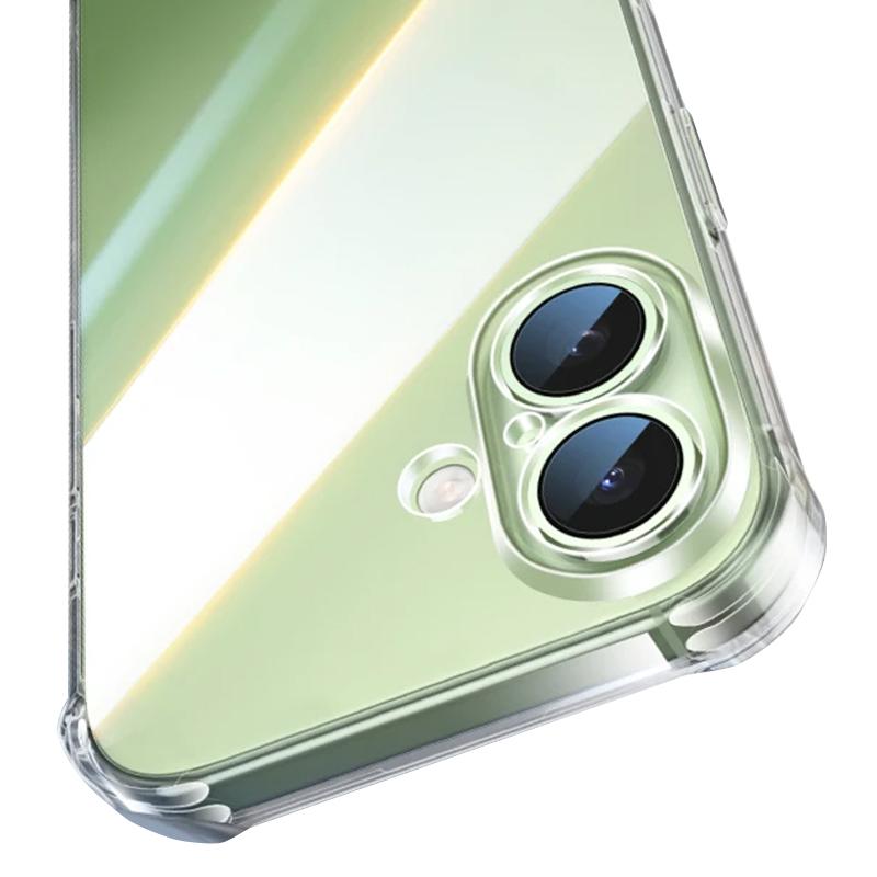 TPU чохол GETMAN Ease logo посилені кути для Apple iPhone 17 (6.3") Безбарвний (прозорий)