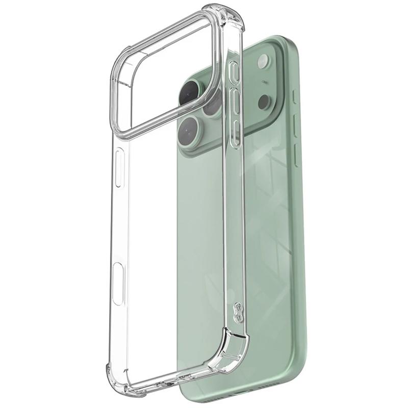 TPU чохол GETMAN Ease logo посилені кути для Apple iPhone 17 Pro (6.3") Безбарвний (прозорий)