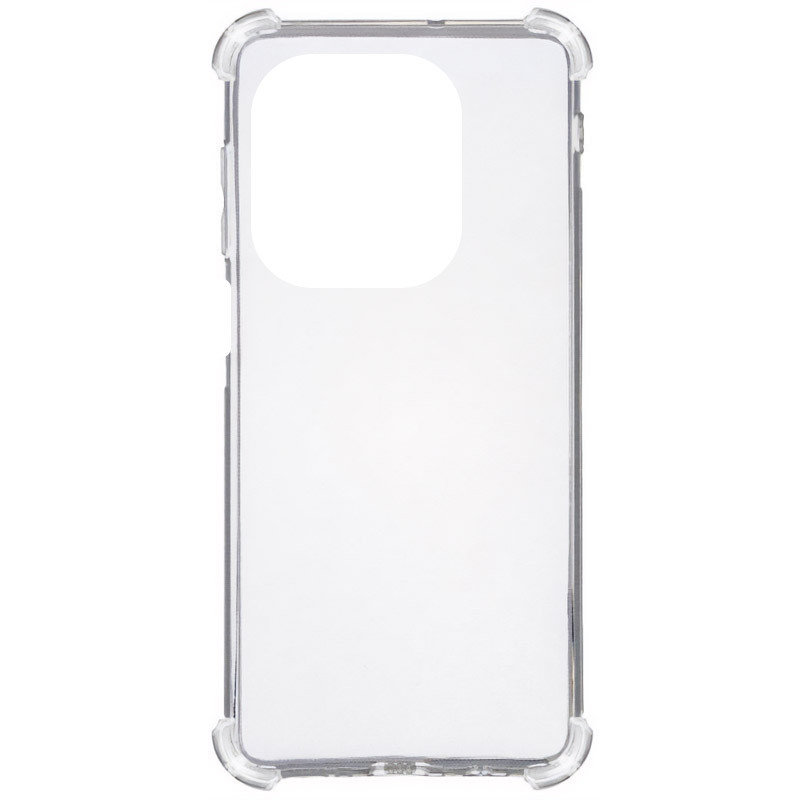 TPU чохол GETMAN Ease logo посилені кути для TECNO Spark 20 Pro Безбарвний (прозорий)