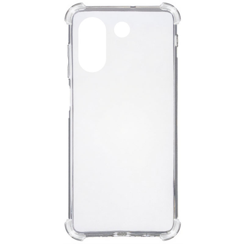 TPU чохол GETMAN Ease logo посилені кути для ZTE Blade A54 4G Безбарвний (прозорий)