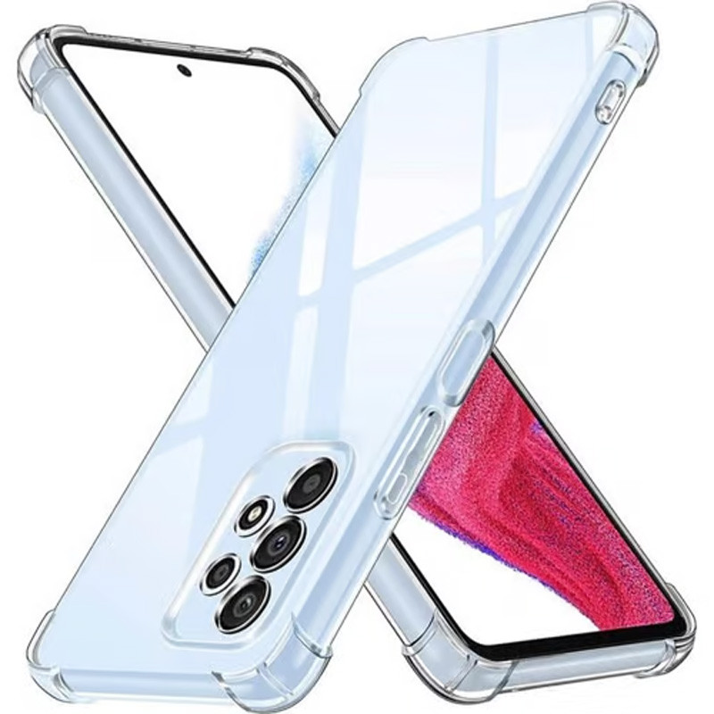 TPU чохол GETMAN Ease logo посилені кути Full Camera для Samsung Galaxy A52 4G / A52 5G / A52s Безбарвний (прозорий)