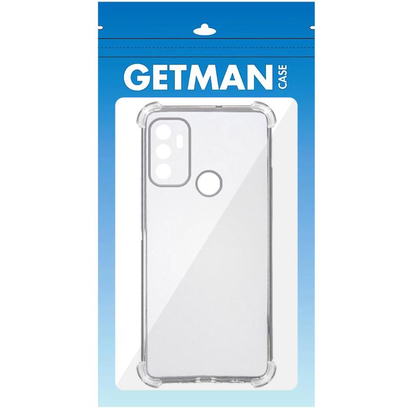 TPU чохол GETMAN Ease logo посилені кути Full Camera для Oppo A53 / A32 / A33 Безбарвний (прозорий)