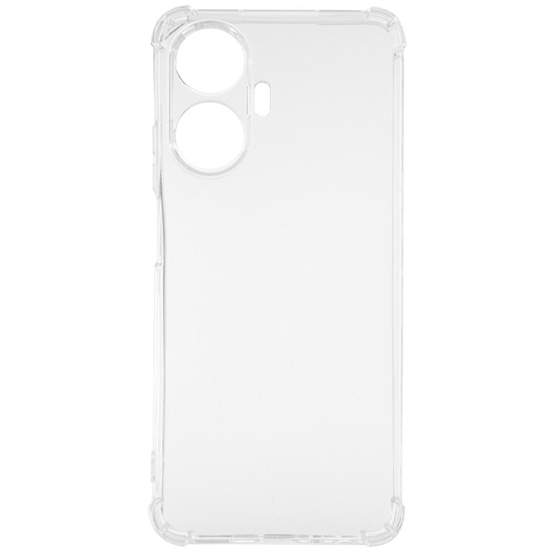 TPU чохол GETMAN Ease logo посилені кути Full Camera для Realme 10 Pro + Безбарвний (прозорий)