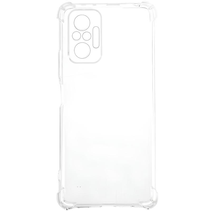 TPU чохол GETMAN Ease logo посилені кути Full Camera для Xiaomi Redmi Note 10 Pro / 10 Pro Max Безбарвний (прозорий)
