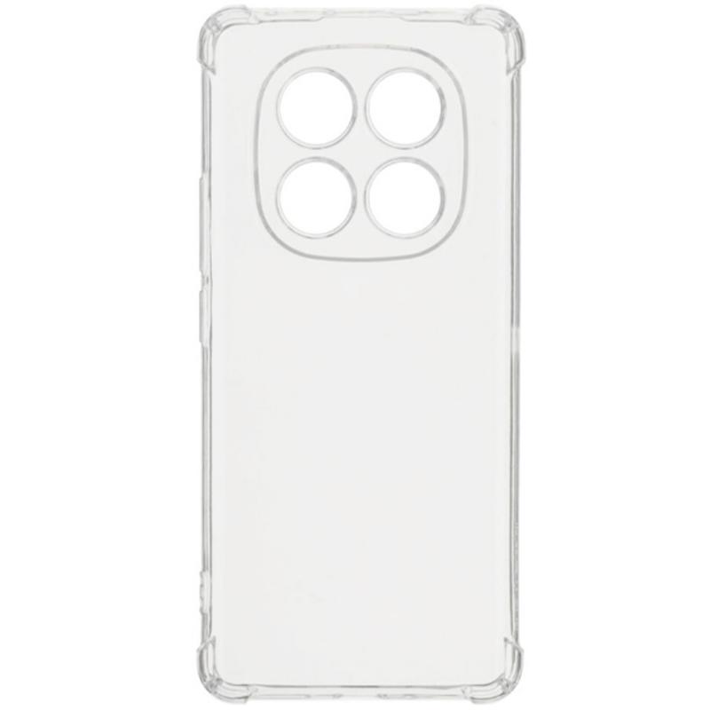TPU чохол GETMAN Ease logo посилені кути Full Camera для Xiaomi Redmi Note 14 Pro 5G Безбарвний (прозорий)