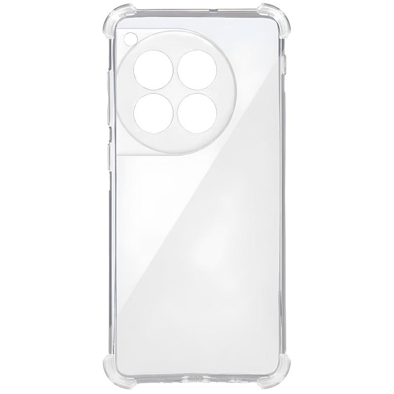 TPU чохол GETMAN Ease logo посилені кути Full Camera для OnePlus 12 Безбарвний (прозорий)