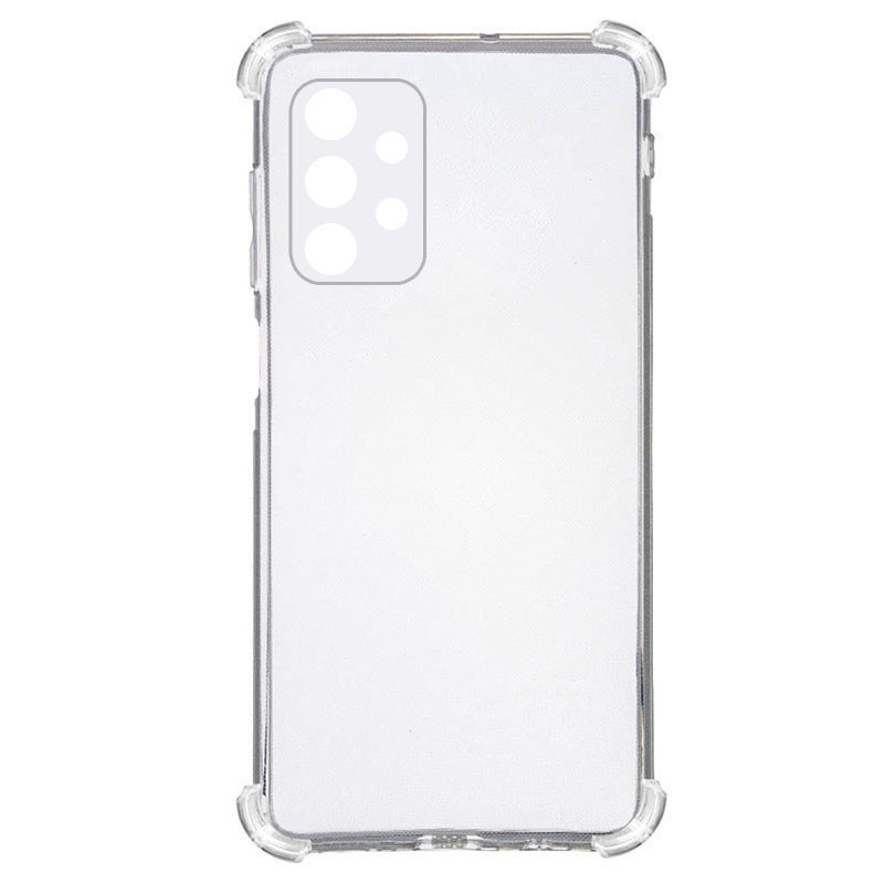 TPU чохол GETMAN Ease logo посилені кути Full Camera для Samsung Galaxy A23 4G Безбарвний (прозорий)