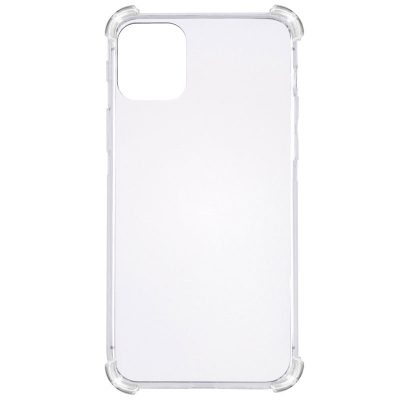 TPU чохол GETMAN Ease logo посилені кути для Apple iPhone 11 (6.1") Безбарвний (прозорий)