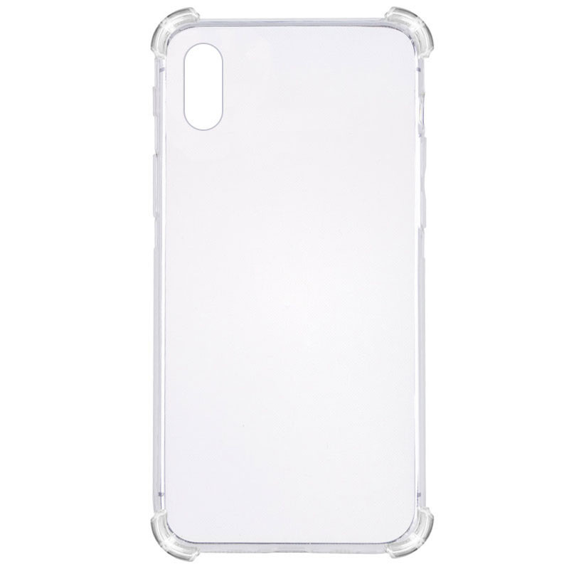 TPU чохол GETMAN Ease logo посилені кути для Apple iPhone X / XS (5.8") Безбарвний (прозорий)