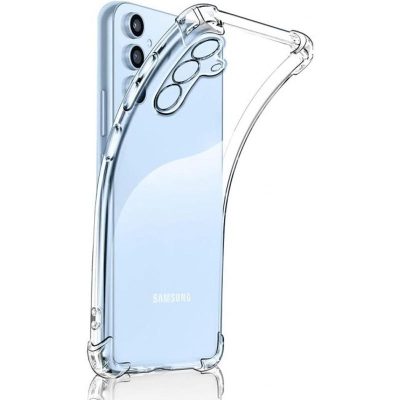 TPU чохол GETMAN Ease logo посилені кути Full Camera для Samsung Galaxy A34 5G Безбарвний (прозорий)