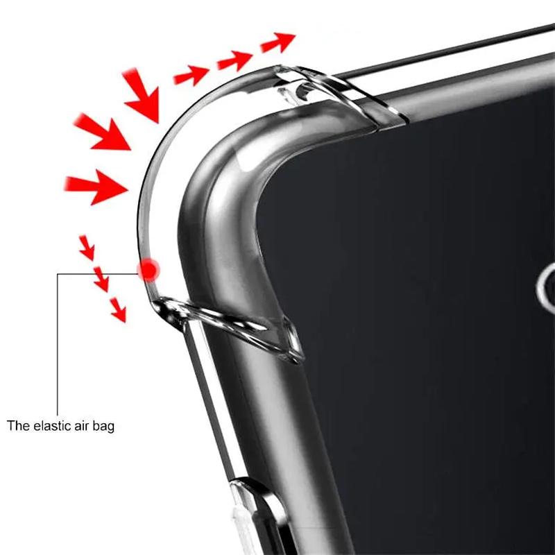 TPU чохол GETMAN Ease logo посилені кути Full Camera для Vivo Y02 Безбарвний (прозорий)