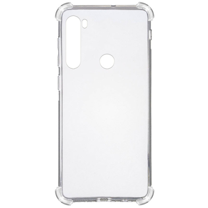 TPU чохол GETMAN Ease logo посилені кути для Xiaomi Redmi Note 8 / Note 8 2021 Безбарвний (прозорий)