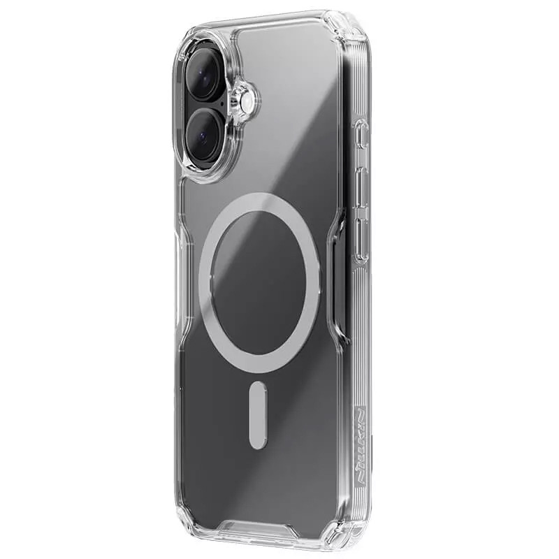 TPU чохол Nillkin Nature Pro Magnetic для Apple iPhone 16 Plus (6.7") Безбарвний (прозорий)