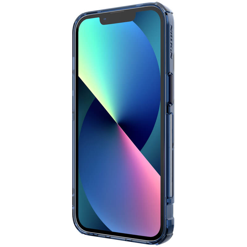 TPU чохол Nillkin Nature Pro Magnetic для Apple iPhone 15 (6.1") Синій (прозорий)