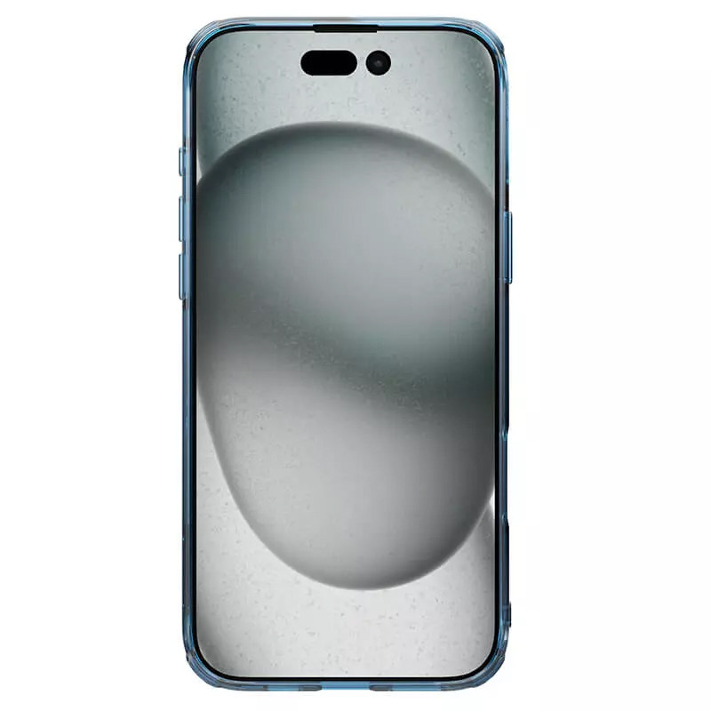 TPU чохол Nillkin Nature Pro Magnetic для Apple iPhone 16 (6.1") Синій (прозорий)
