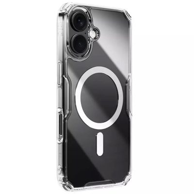 TPU чохол Nillkin Nature Pro Magnetic для Apple iPhone 16 Plus (6.7") Безбарвний (прозорий)