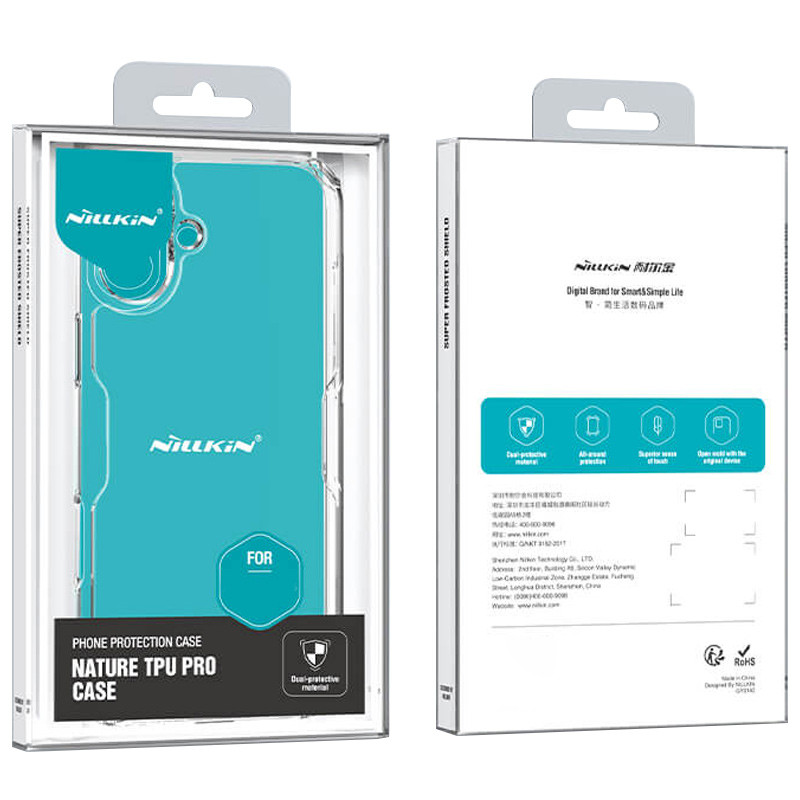 TPU чохол Nillkin Nature Pro Series для Apple iPhone 16 Plus (6.7") Безбарвний (прозорий)