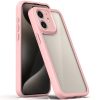 TPU чохол Transparent + Colour 1,5mm для Apple iPhone 12 (6.1") Pink