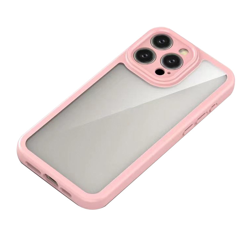 TPU чохол Transparent + Colour 1,5mm для Apple iPhone 14 Pro Max (6.7")