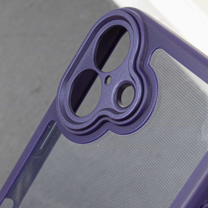 TPU чохол Transparent + Colour 1,5mm для Apple iPhone 16 (6.1")