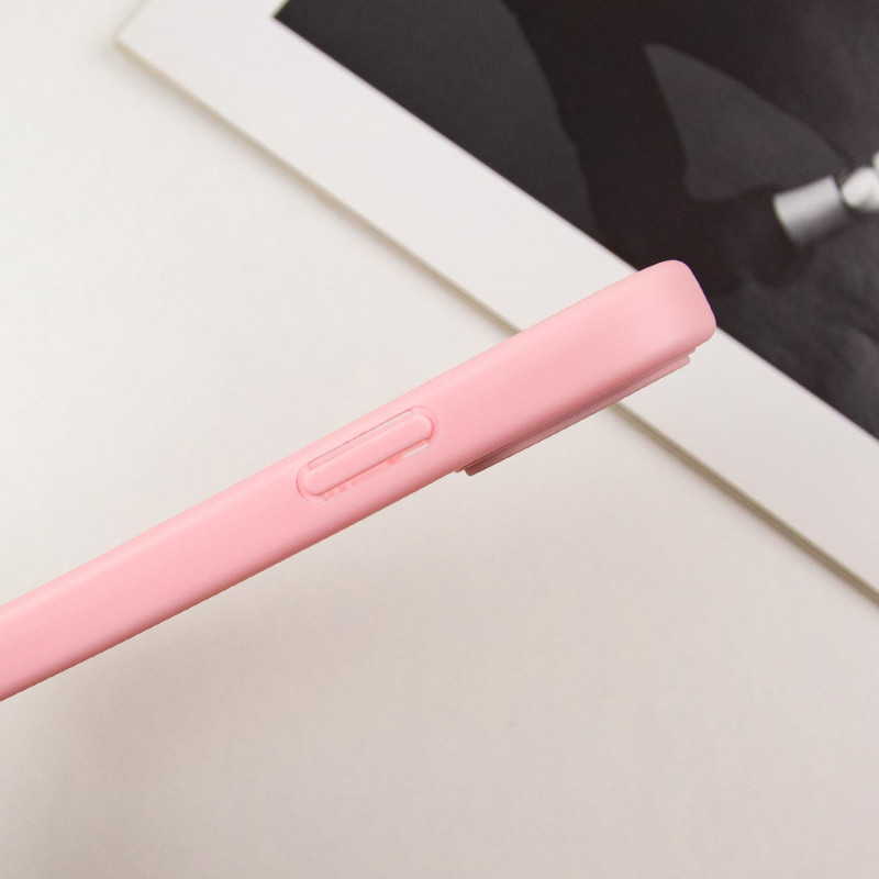 TPU чохол Transparent + Colour 1,5mm для Apple iPhone 12 (6.1") Pink