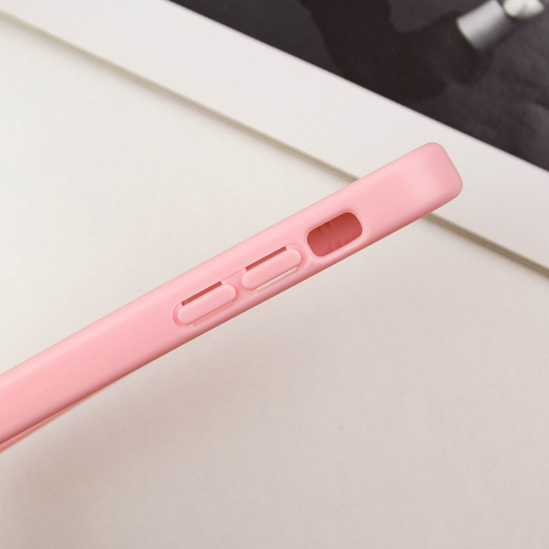 TPU чохол Transparent + Colour 1,5mm для Apple iPhone 12 (6.1") Pink