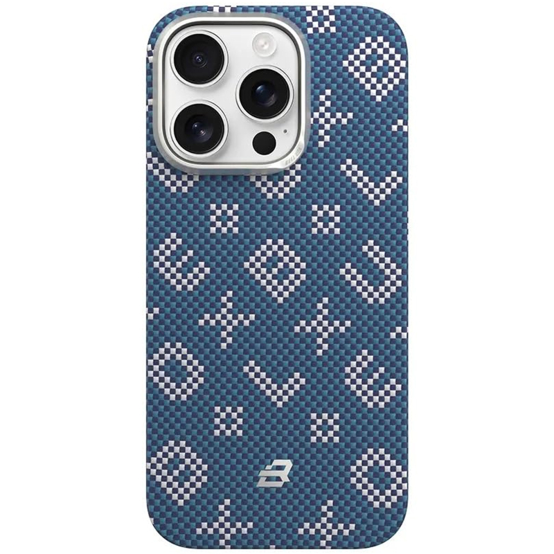 TPU + PC чохол Blueo Gilded Tactile Woven with Magnetic Fit для Apple iPhone 15 Pro (6.1″)
