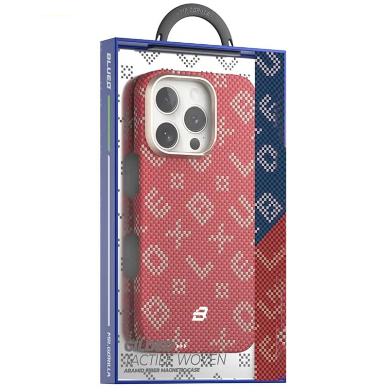 TPU + PC чохол Blueo Gilded Tactile Woven with Magnetic Fit для Apple iPhone 16 Pro Max (6.9″)