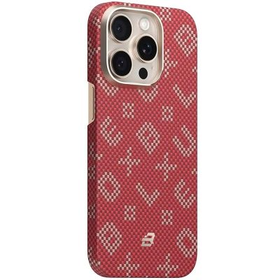 TPU+PC чохол Blueo Gilded Tactile Woven with Magnetic Fit для Apple iPhone 15 Pro (6.1")