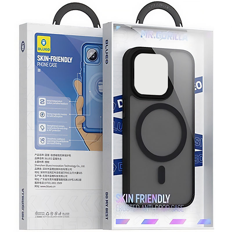 TPU + PC чохол Blueo Skin Friendly Frosted with Magnetic Fit для Apple iPhone 15 (6.1″)