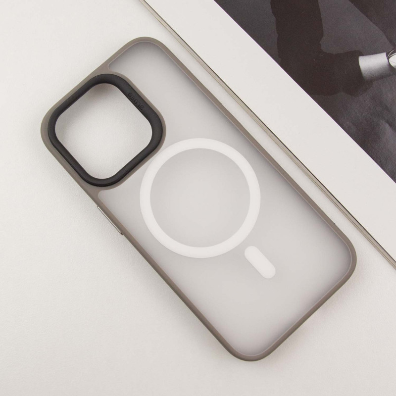 TPU + PC чохол Blueo Skin Friendly Frosted with Magnetic Fit для Apple iPhone 15 Pro Max (6.7″)