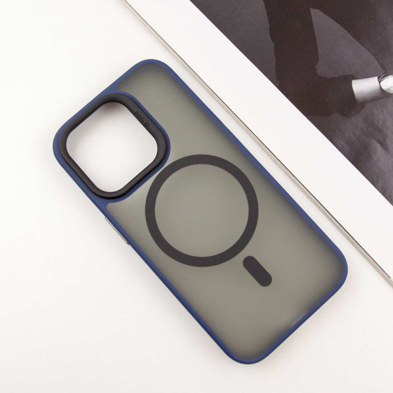 TPU + PC чохол Blueo Skin Friendly Frosted with Magnetic Fit для Apple iPhone 15 Pro (6.1″)