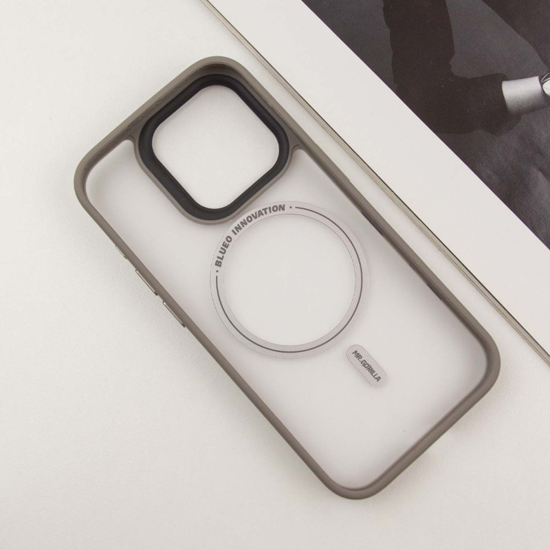TPU + PC чохол Blueo Skin Friendly Frosted with Magnetic Fit для Apple iPhone 15 Pro Max (6.7″)