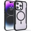 TPU+PC чохол Defense Clear with Magnetic Fit для Apple iPhone 15 Pro (6.1") Чорний