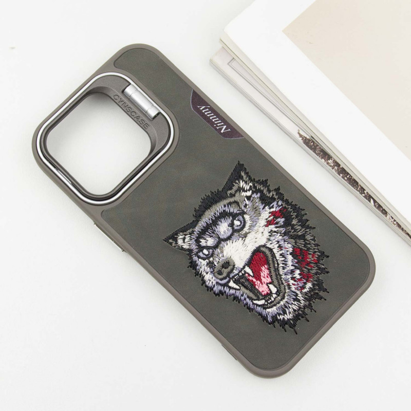 TPU + PC чохол Friends для Apple iPhone 16 (6.1″) Grey Wolf