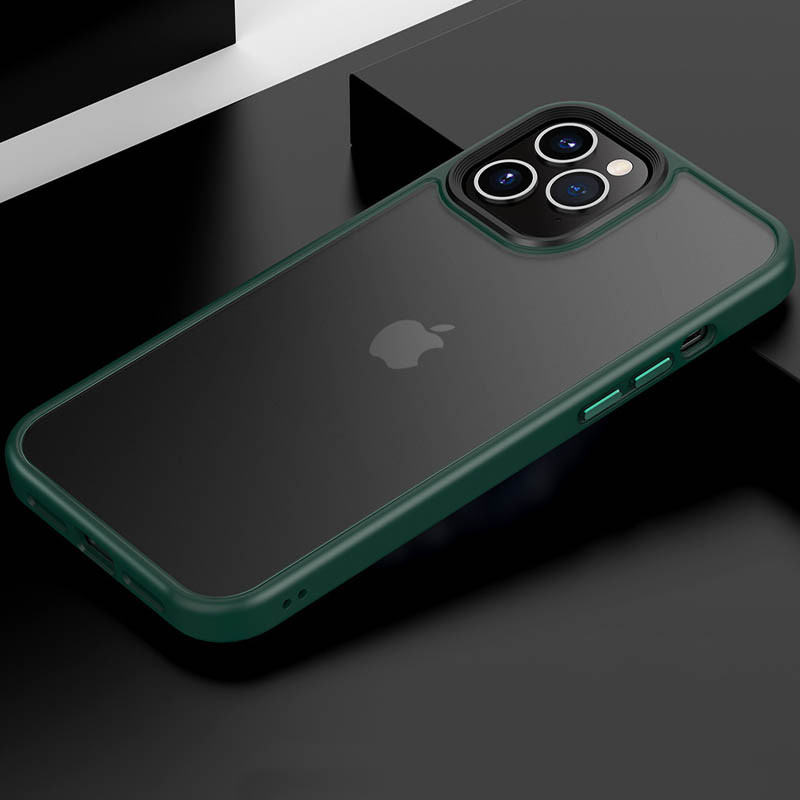 TPU + PC чохол Metal Buttons для Apple iPhone 12 Pro / 12 (6.1″)