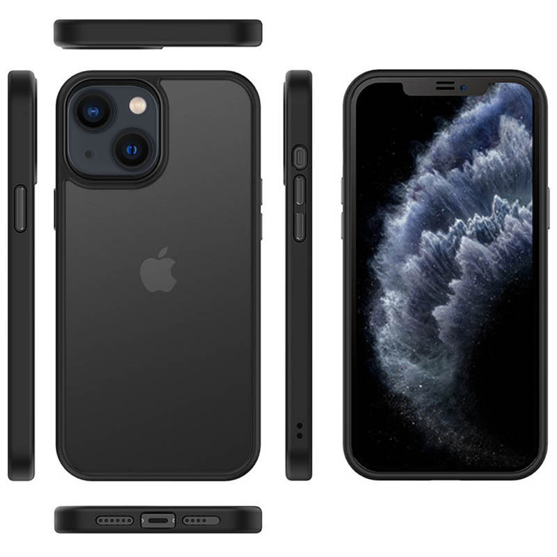 TPU + PC чохол Metal Buttons для Apple iPhone 13 / 14 (6.1″)